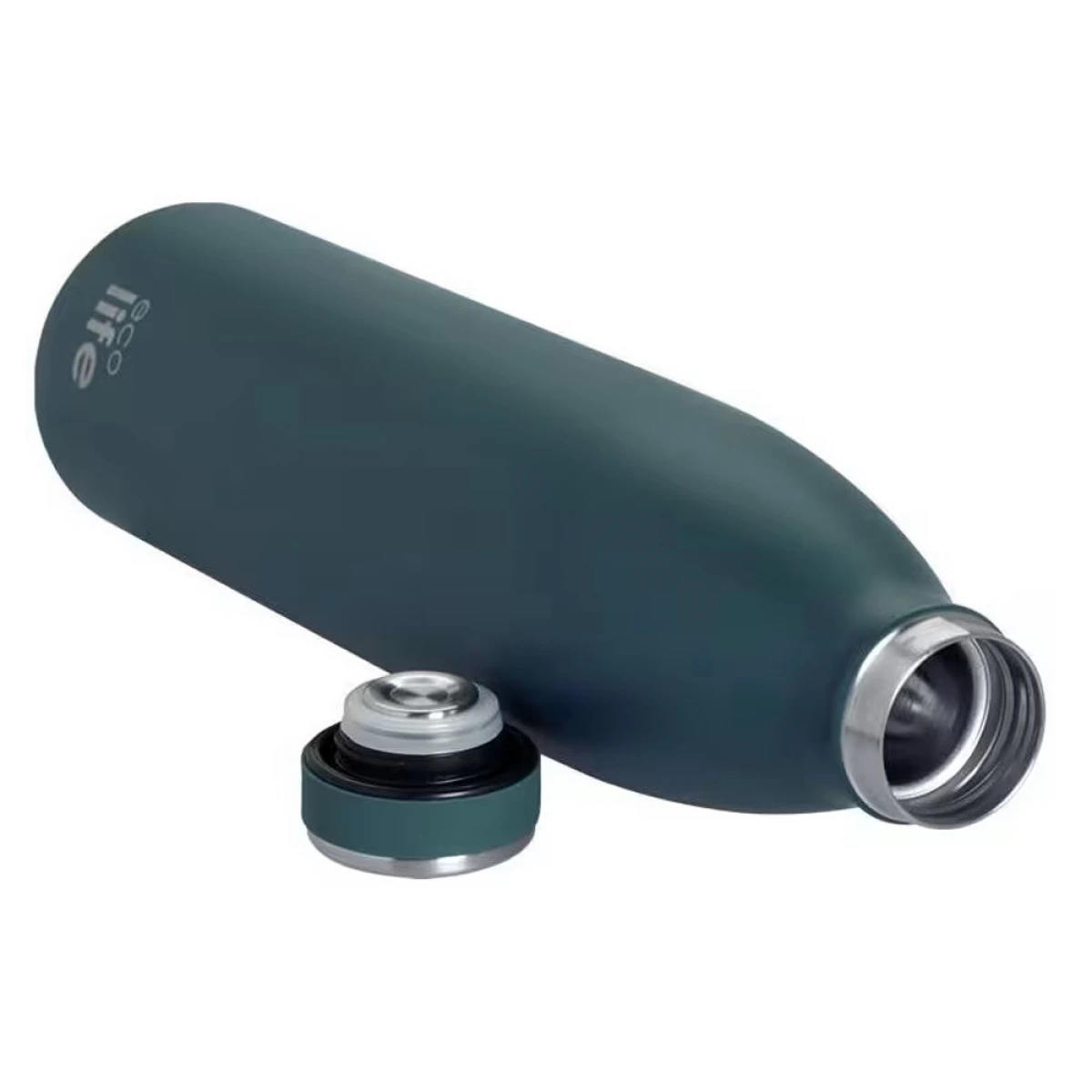 ECO LIFE ΜΕΤΑΛΛΙΚΟ ΜΠΟΥΚΑΛΙ ΘΕΡΜΟΣ (1LT) - BLUE SLIM 3049