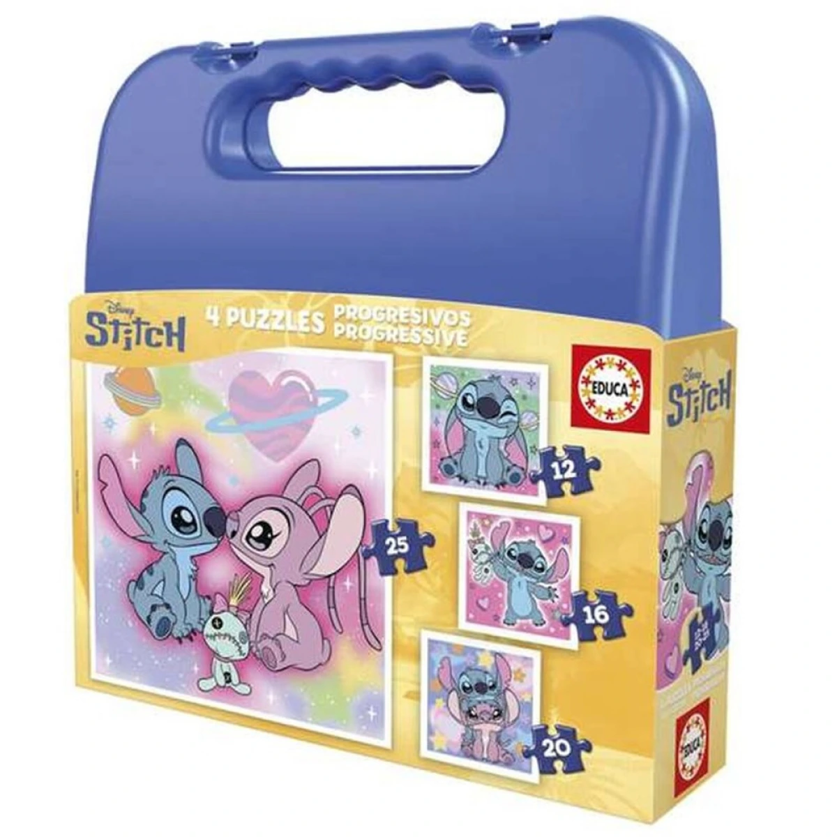 EDUCA PUZZLE PROGRESSIVE STITCH12-16-20-25 PCS 20472
