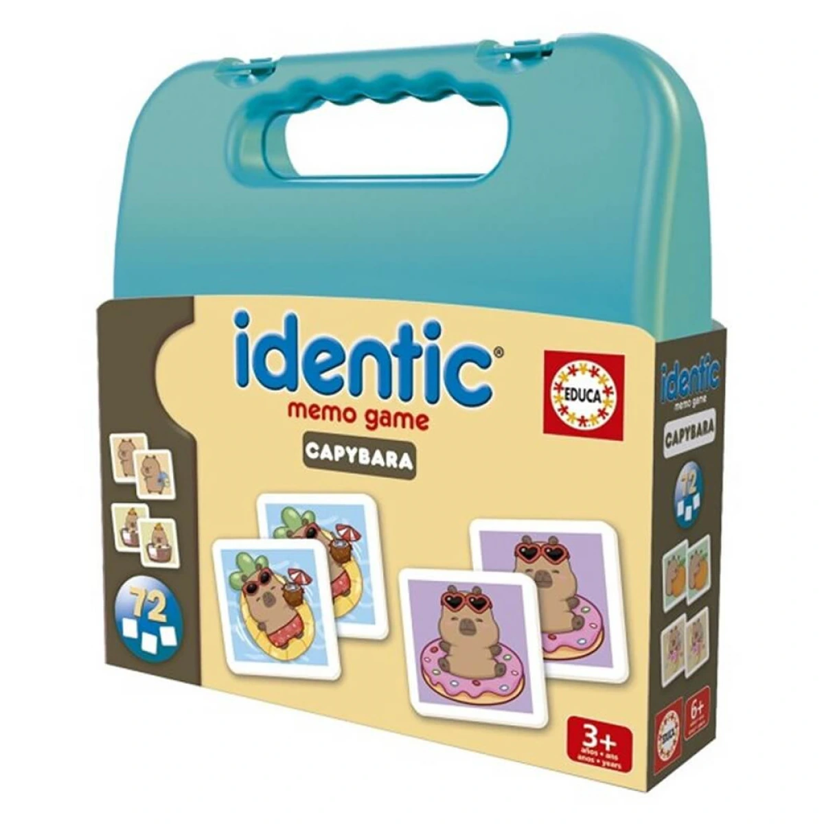 EDUCA PUZZLE IDENTIC MEMORY GAME CAPYBARA 20608