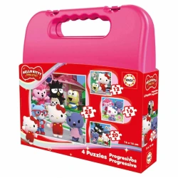 EDUCA PUZZLE PROGRESSIVE HELLO KITTY 12-16-20-25 PCS 20511