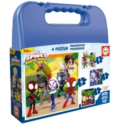 EDUCA PUZZLE CASE SPIDEY (12-16-20-25) 19580