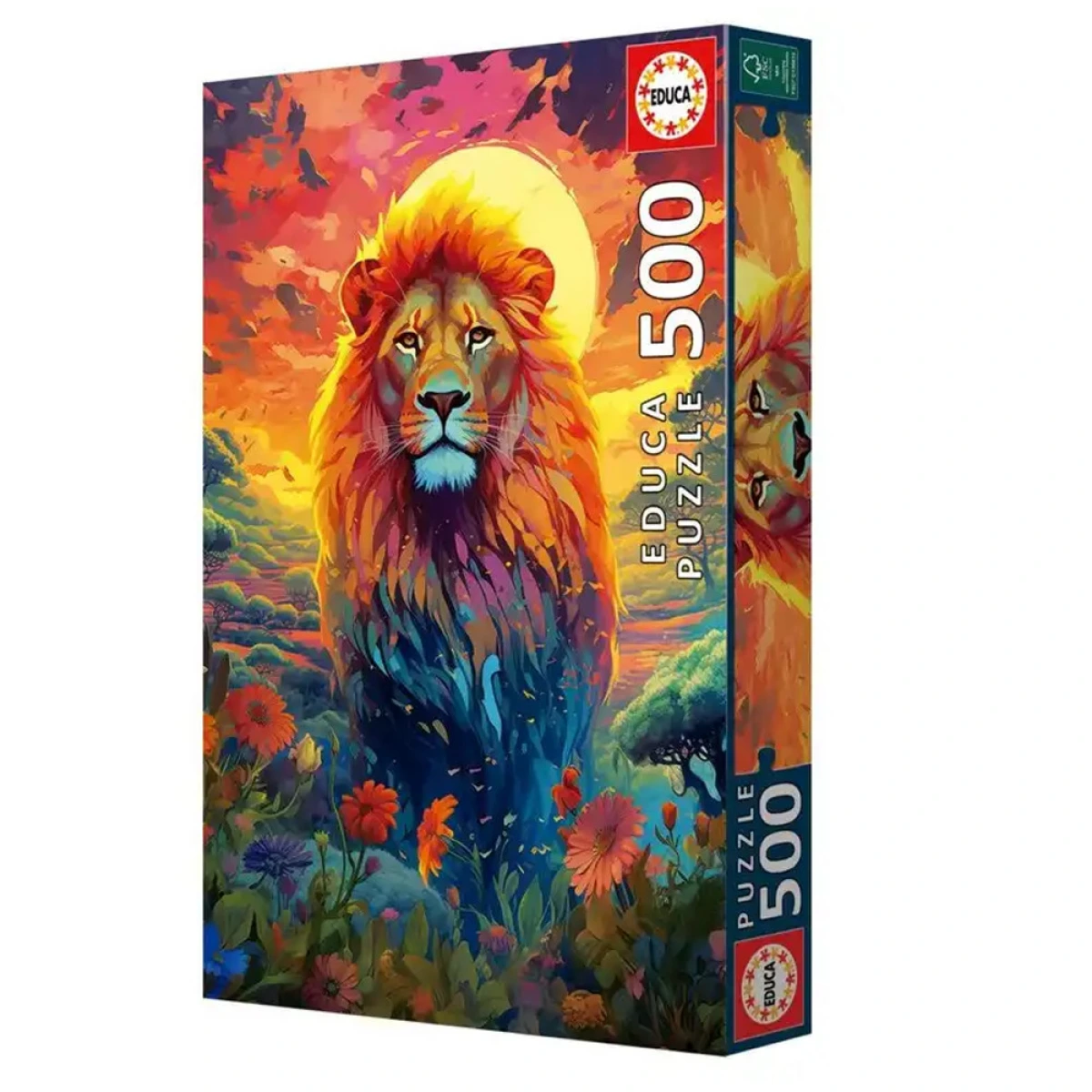 EDUCA ΠΑΖΛ 500ΤΕΜ.  MAJESTIC LOOK OF THE LION 20261