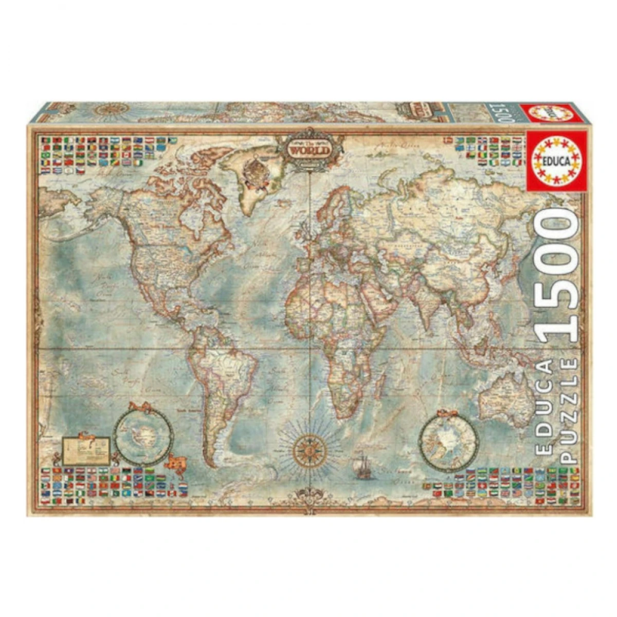 EDUCA ΠΑΖΛ 1500 POLITICAL MAP 16005