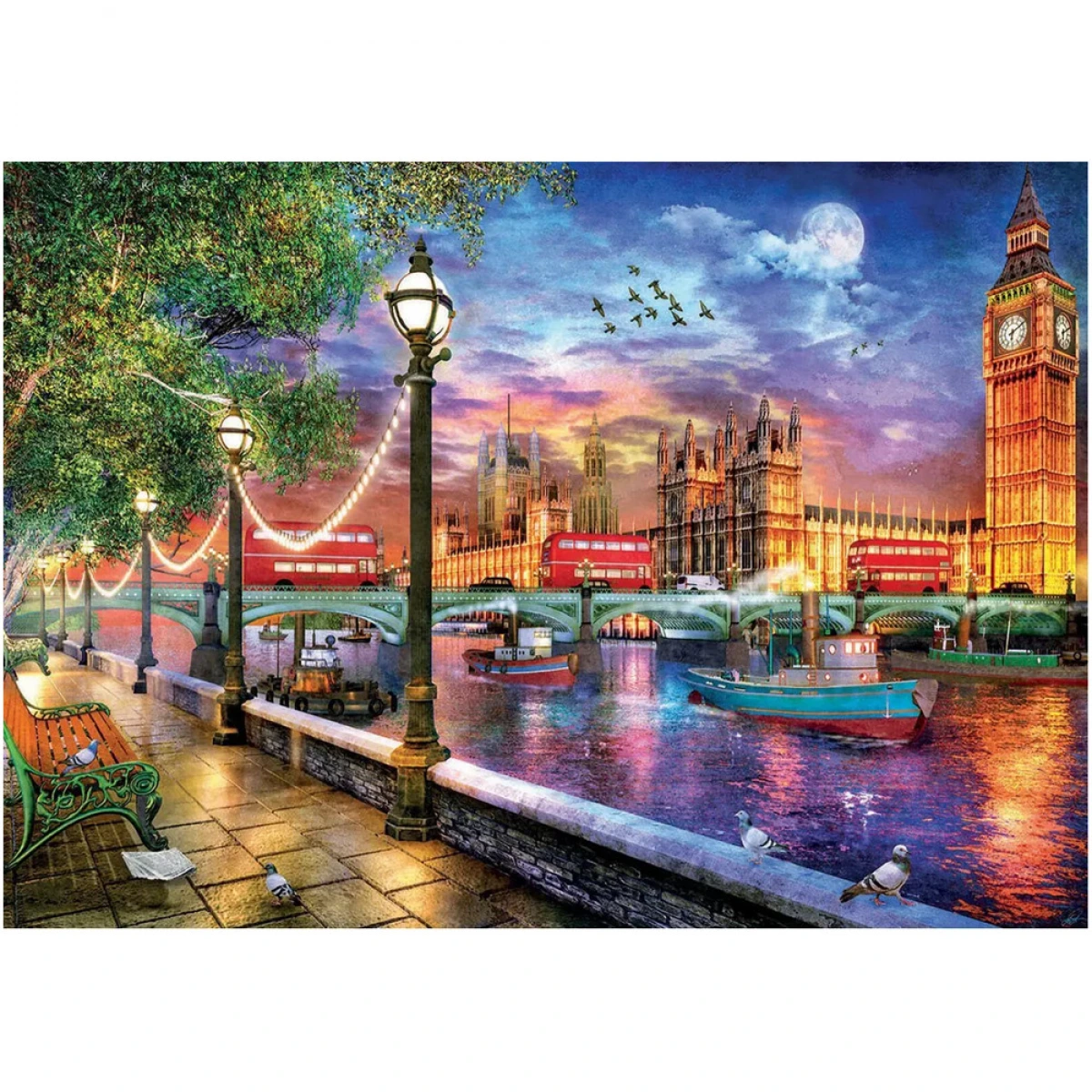 EDUCA ΠΑΖΛ LONDON SUNSET 19046 (2000ΤΕΜ.)