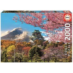 EDUCA ΠΑΖΛ 2000 OSAKA CASTLE JAPAN SUNSET 19276