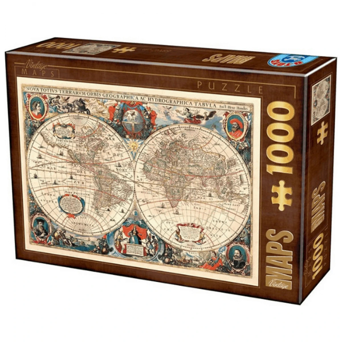 EDUCA ΠΑΖΛ VINTAGE MAP 75710 (1000ΤΕΜ.)