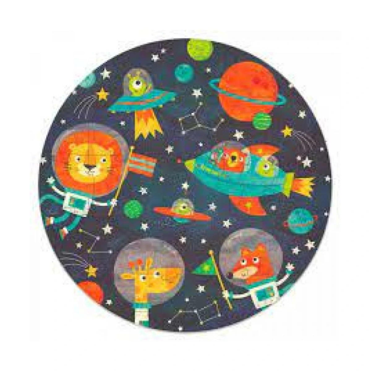 EDUCA PUZZLE ROUND PUZZLE THE SPACE 18908