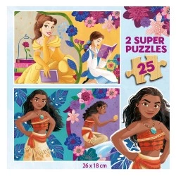 EDUCA ΠΑΖΛ (2Χ25 ΤΕΜΑΧΙΑ) DISNEY PRINCESS ΞΥΛΙΝΟ 19671