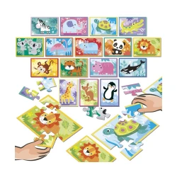 EDUCA ΕΠΙΤΡΑΠΕΖΙΟ PUZZLE BATTLE ANIMALS 20116