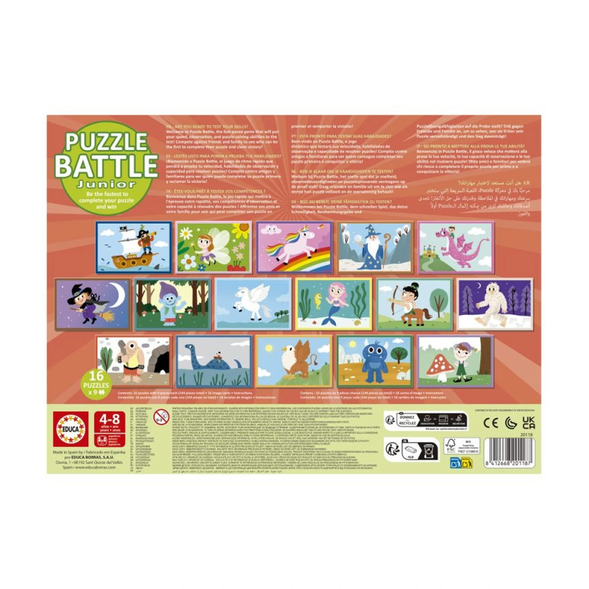 EDUCA ΕΠΙΤΡΑΠΕΖΙΟ PUZZLE BATTLE MISCELLANY 20118