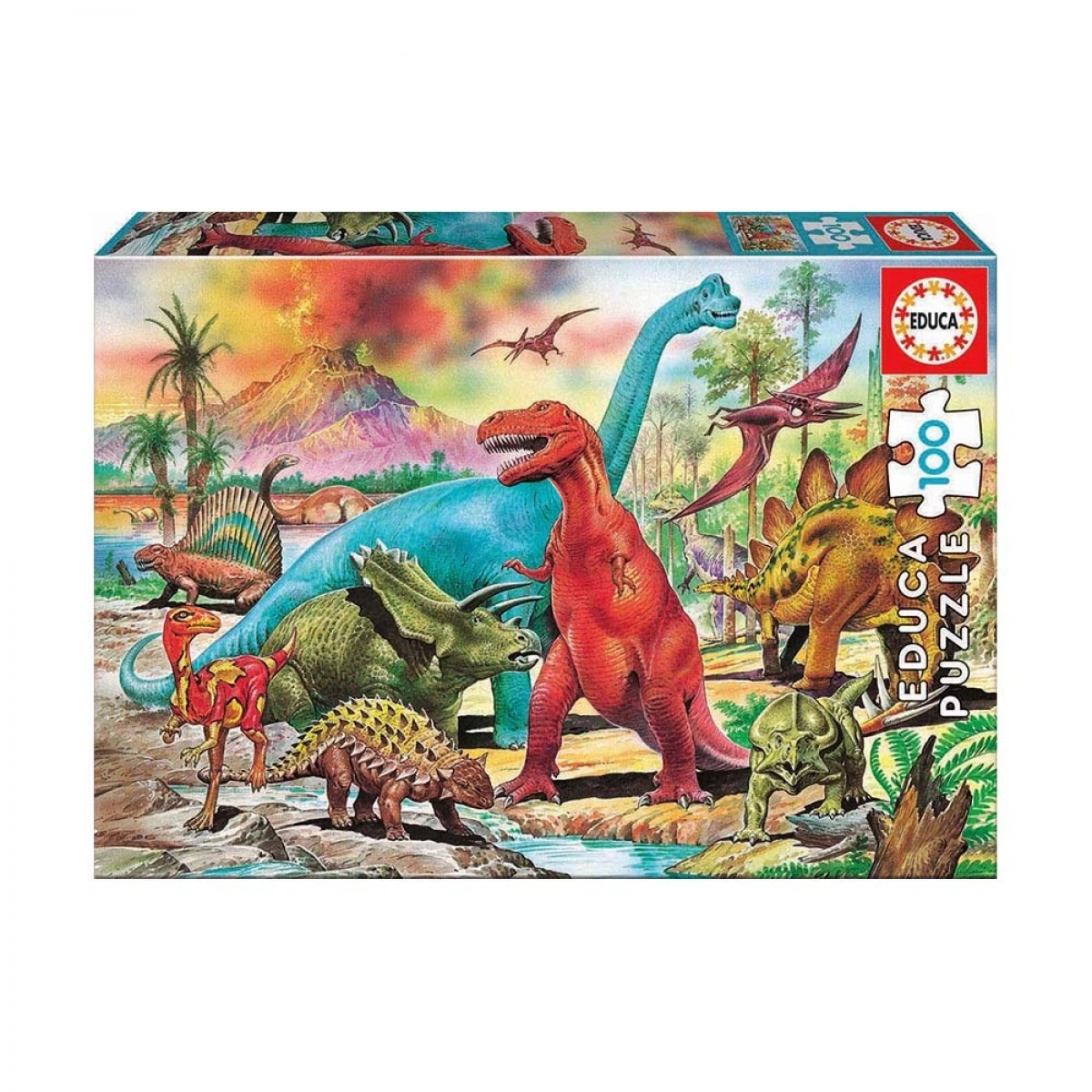 EDUCA PUZZLE DINOSAURS 13179 (100 PCS.)