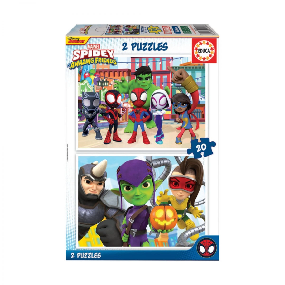 EDUCA PUZZLE SPIDEY & HIS AMAZING FRIENDS 19296 (2X20 TEM)
