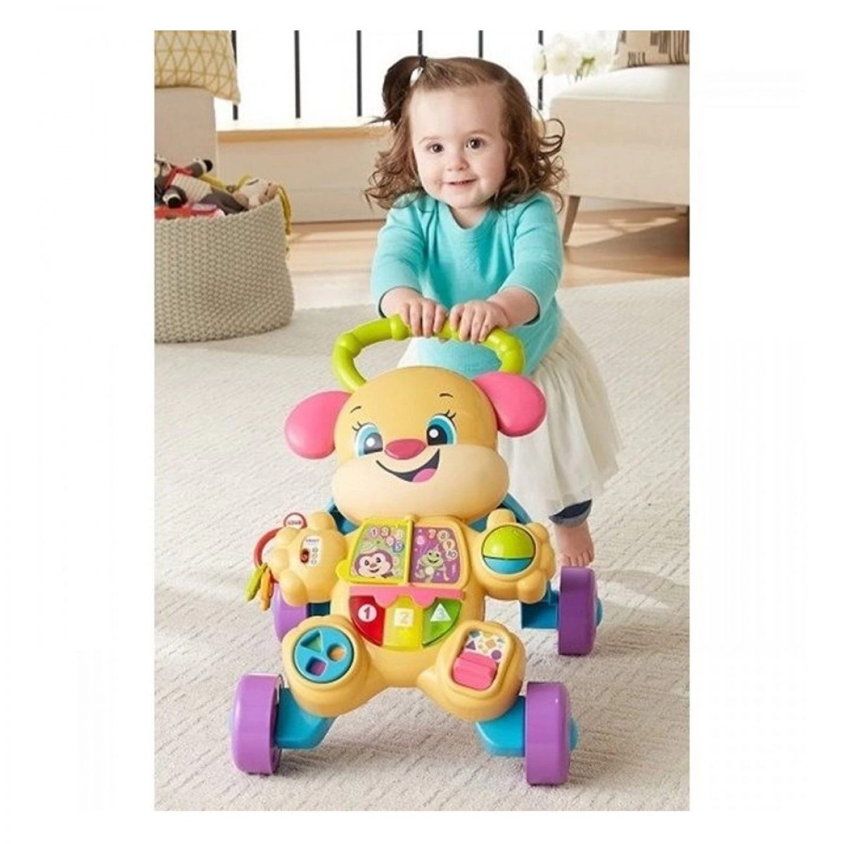 FISHER PRICE ΣΤΡΑΤΑ ΣΚΥΛΑΚΙ SMART STAGES ΡΟΖ  FTC68