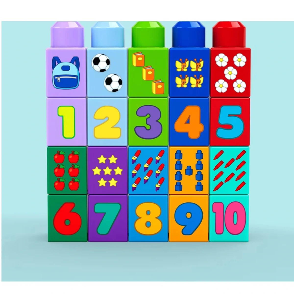 FISHER PRICE MEGA BLOCKS-ΣΧΟΛΙΚΟ ΜΕ ΑΡΙΘΜΟΥΣ JKG34