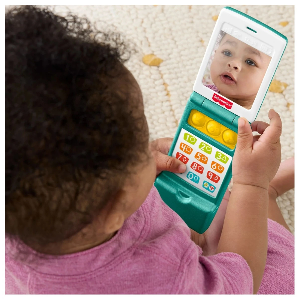 FISHER PRICE ΕΚΠΑΙΔΕΥΤΙΚΟ ΚΙΝΗΤΟ ΤΗΛΕΦΩΝΟ ΜΕ ΠΟΡΤΑΚΙ JNJ57