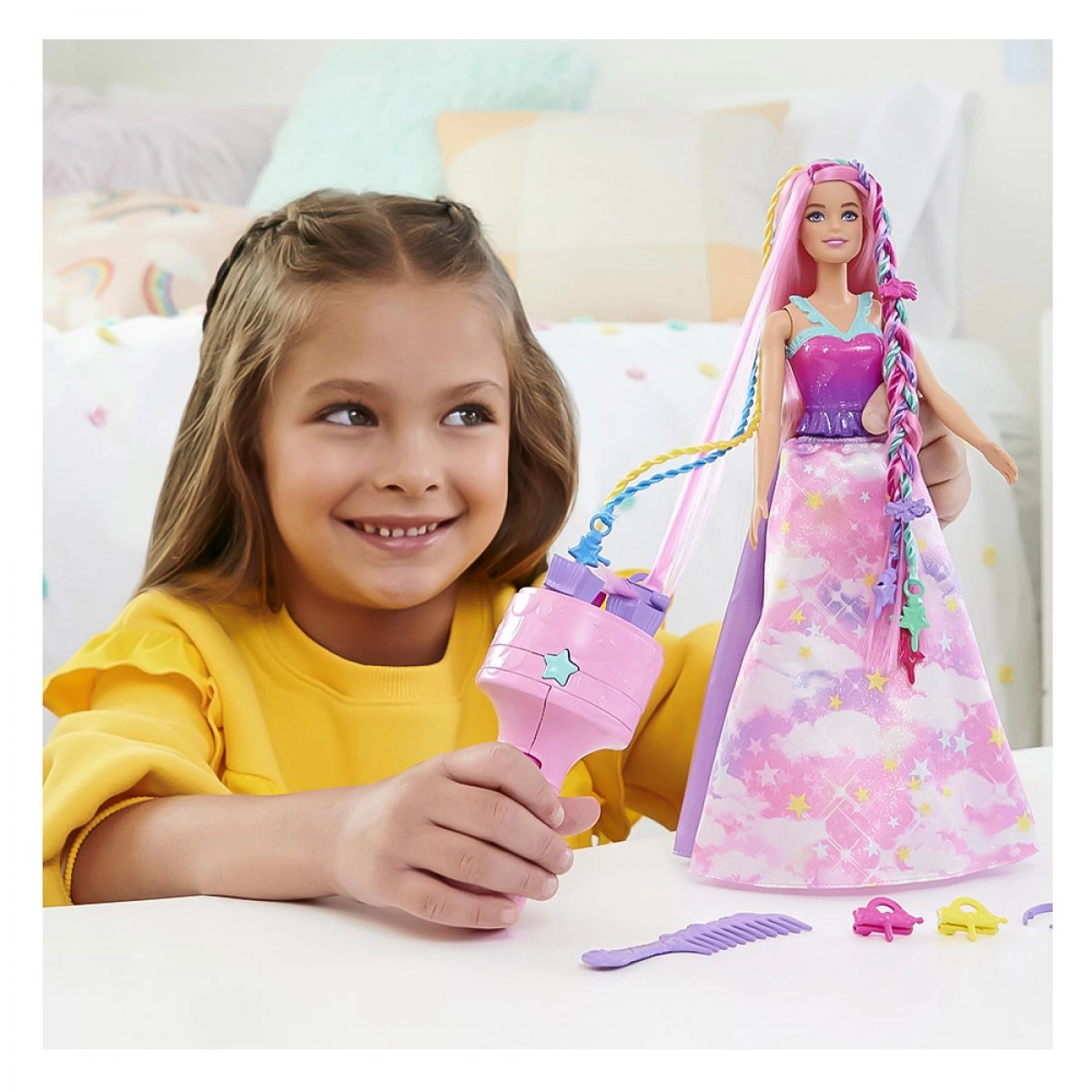 MATTEL BARBIE ΠΡΙΓΚΙΠΙΣΣΑ ΟΝΕΙΡΙΚΑ ΜΑΛΛΙΑ HNJ06/JCW55