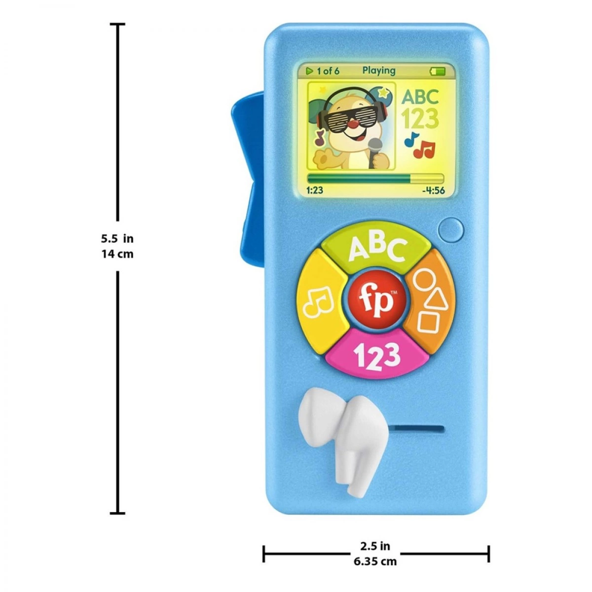 FISHER PRICE ΕΚΠΑΙΔΕΥΤΙΚΟ ΡΑΔΙΟΦΩΝΑΚΙ-ΣΚΥΛΑΚΙ HRD96