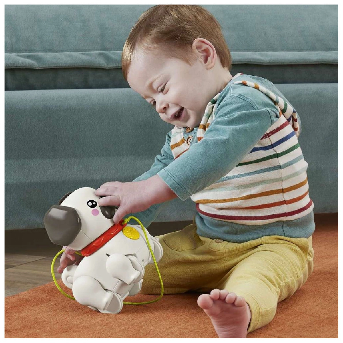 FISHER PRICE FISHER PRICE ΣΥΡΡΟΜΕΝΟ ΣΚΥΛΑΚΙ WALK THE PUP PUG HTW94