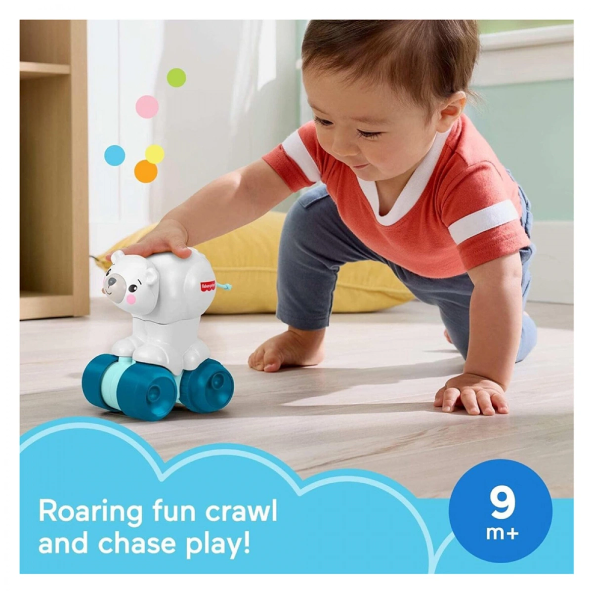 FISHER PRICE CRAWL AFTER POLAR BEAR JDL63