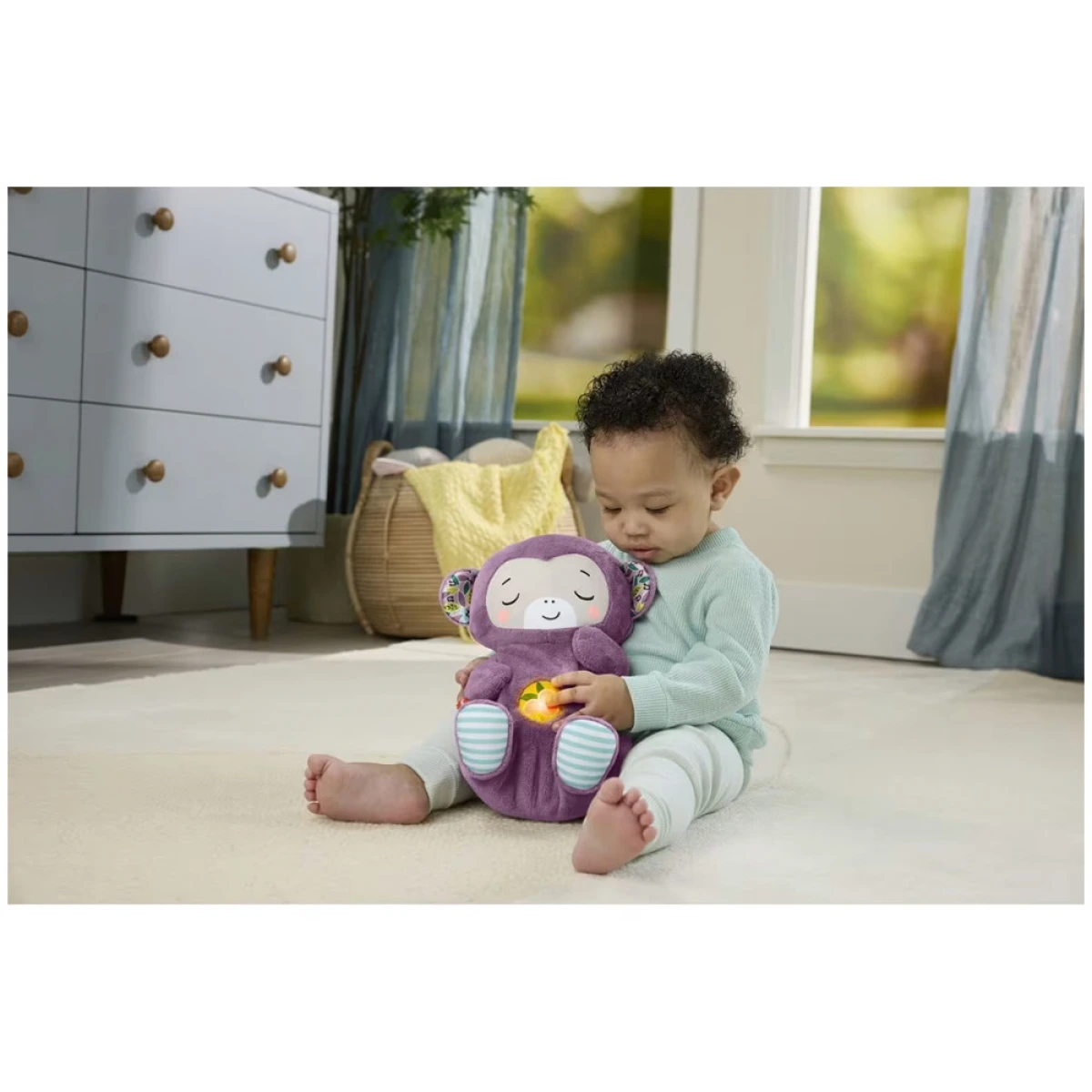FISHER PRICE ΜΑΪΜΟΥΔΑΚΙ ΑΓΚΑΛΙΑΣ ΜΕ ΚΙΝΗΣΗ ΑΝΑΠΝΟΗΣ & ΜΟΥΣΙΚΗ JLH41