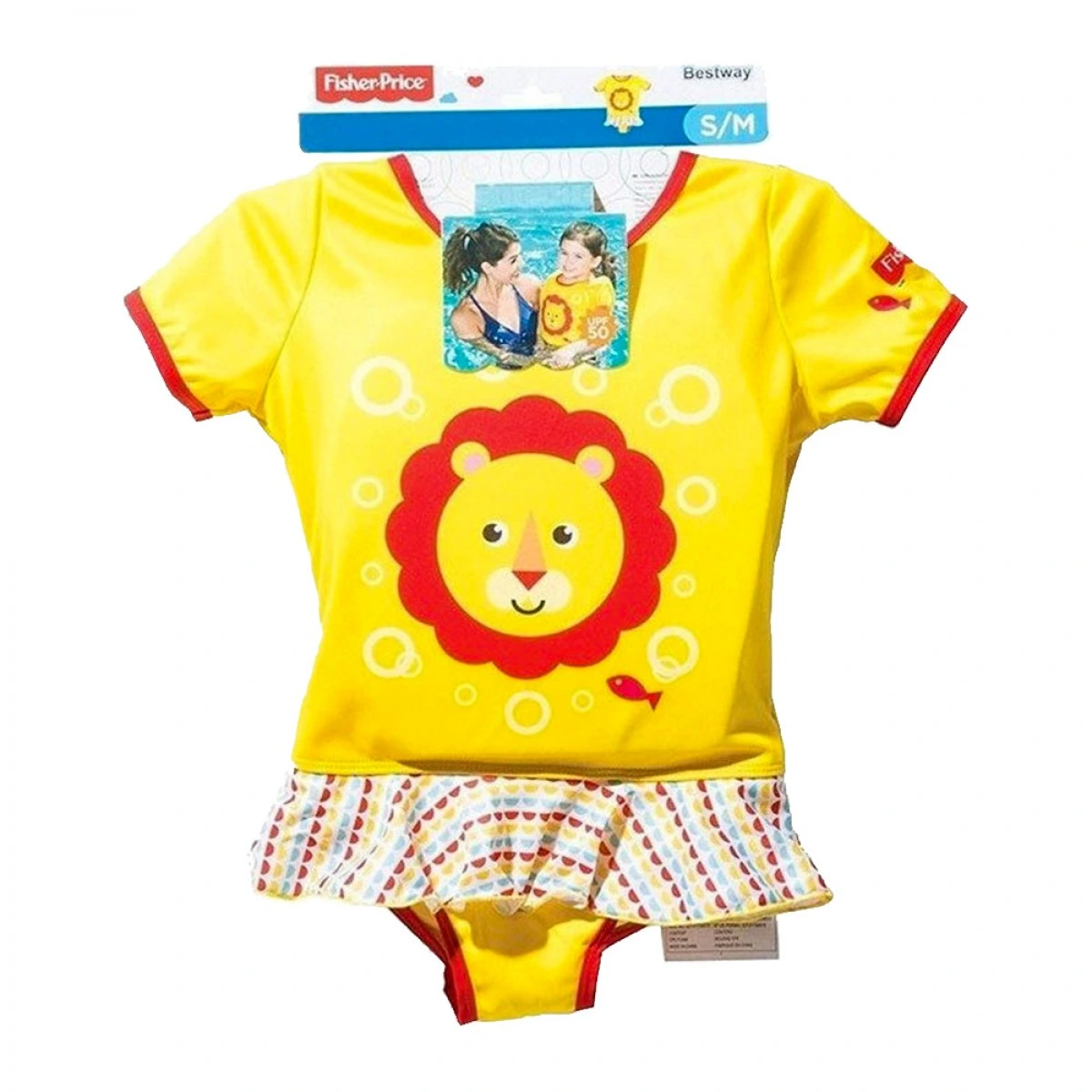 FISHER PRICE INFLATABLE FULL BODY LIFE JACKET FOR GIRLS L-93523