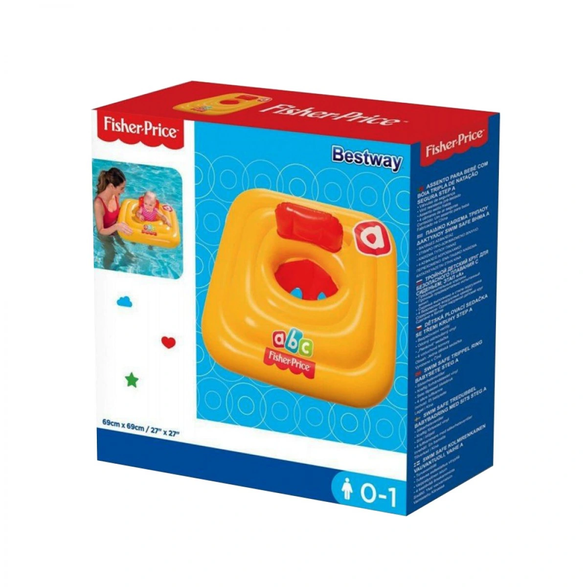 FISHER PRICE ΦΟΥΣΚΩΤΗ ΠΕΡΠΑΤΟΥΡΑ 93519  (69X69 ΕΚ.)