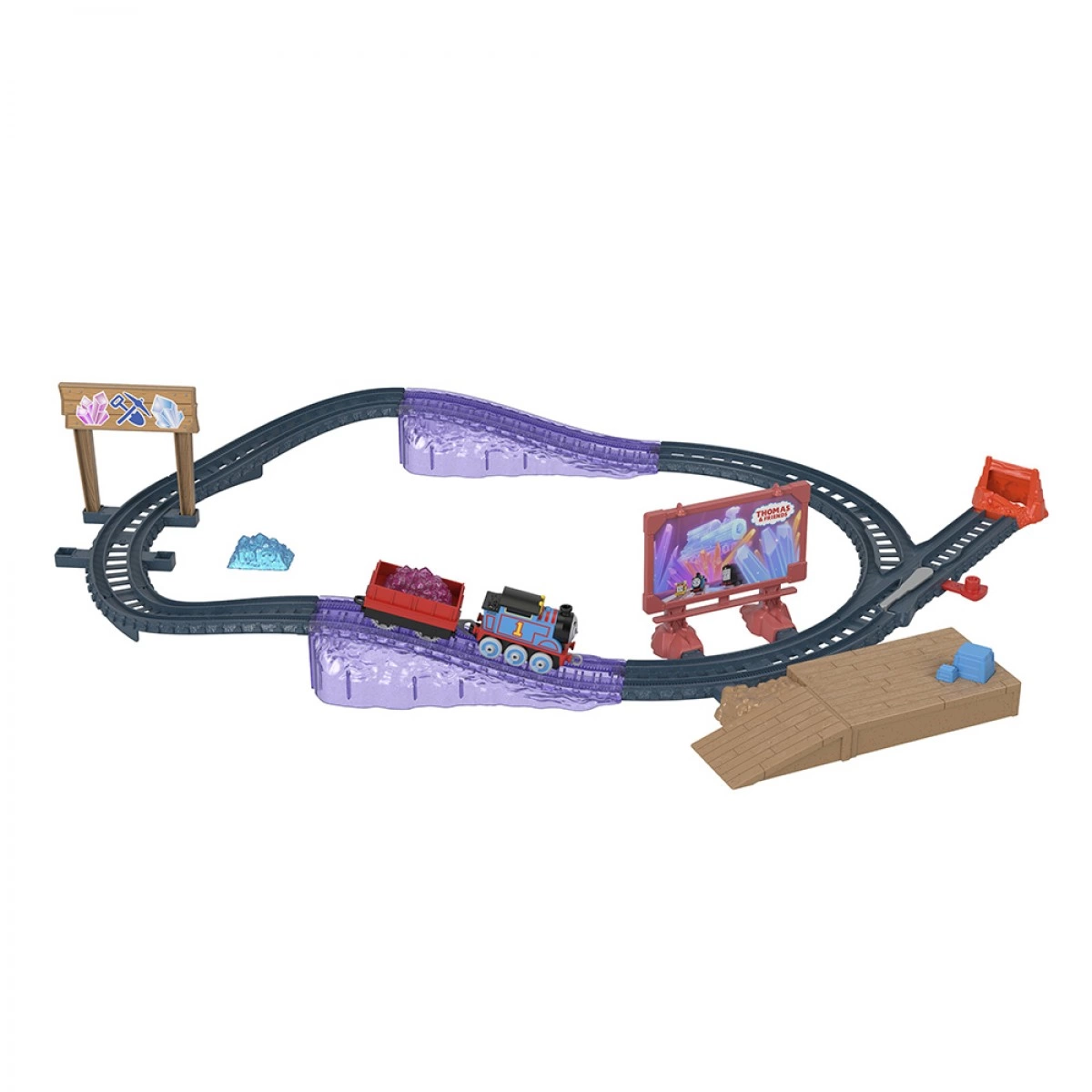 MATTEL ΤΟΜΑΣ- ΑΓΑΠΗΜΕΝΕΣ ΔΙΑΔΡΟΜΕΣ CRYSTAL MINES THOMAS HGY82/HGY83
