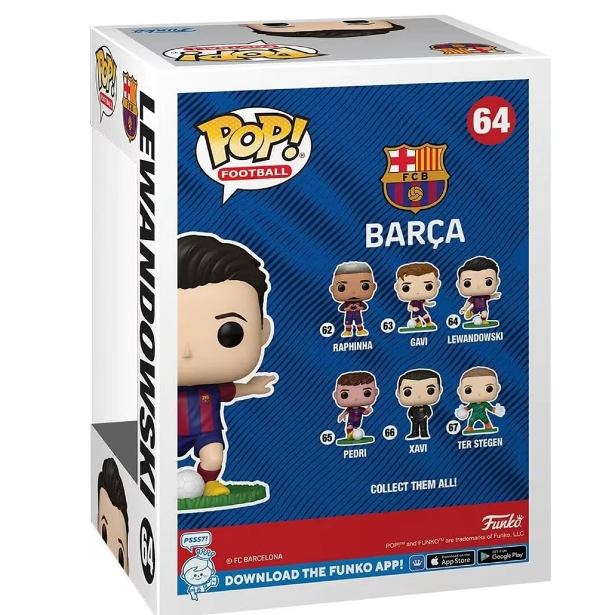 FUNKO FOOTBALL BARCELONA - LEWANDOWSKI 64 72236