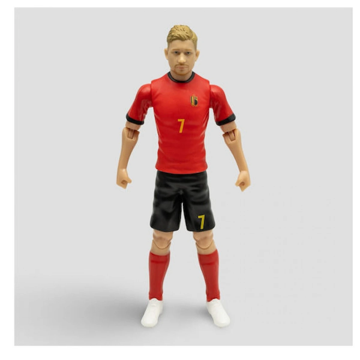 --- BANBO TOYS :BELGIUM SOCKERS -DE BRUYNE ACTION FIGURE 20CM 678646
