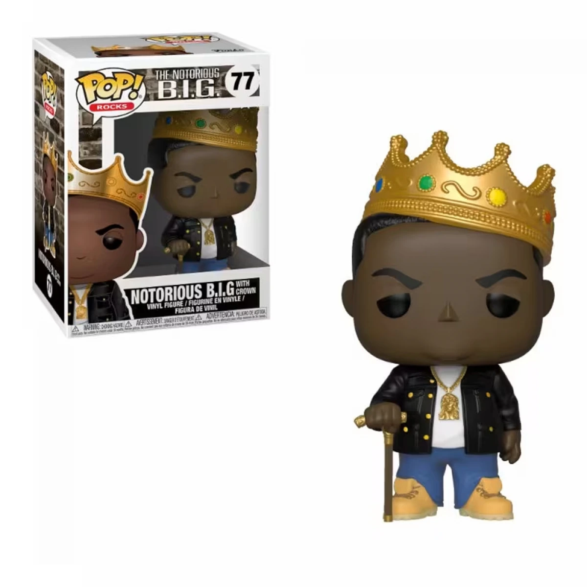 FUNKO ΦΙΓΟΥΡΑ ROCKS NOTORIOUS B.I.G.WITH CROWN 77