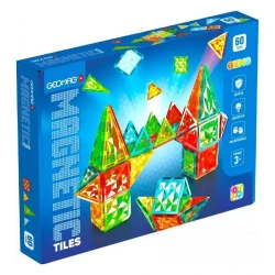 GEOMAG MAGNETIC TILES GEMS 60 PCS 0300