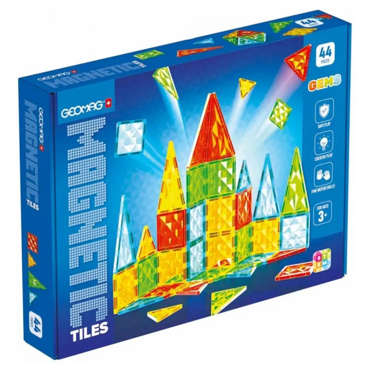 GEOMAG MAGNETIC TILES 44PCS 0200