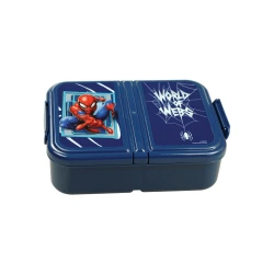 GIM ΔΟΧΕΙΟ ΦΑΓΗΤΟΥ ΜΕ 3 ΧΩΡΙΣΜΑΤΑ 900ML SPIDERMAN 557-00262