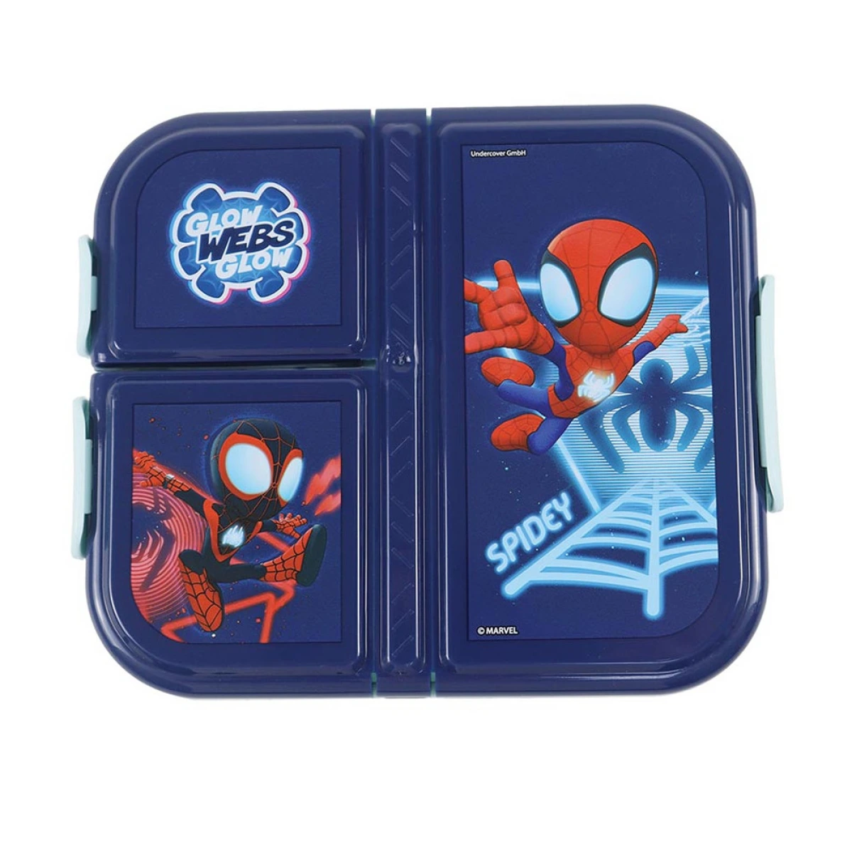 GIM ΔΟΧΕΙΟ ΦΑΓΗΤΟΥ ΜΕ 3 ΧΩΡΙΣΜΑΤΑ 800ML SPIDEY 557-03277