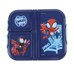 GIM ΔΟΧΕΙΟ ΦΑΓΗΤΟΥ ΜΕ 3 ΧΩΡΙΣΜΑΤΑ 800ML SPIDEY 557-03277