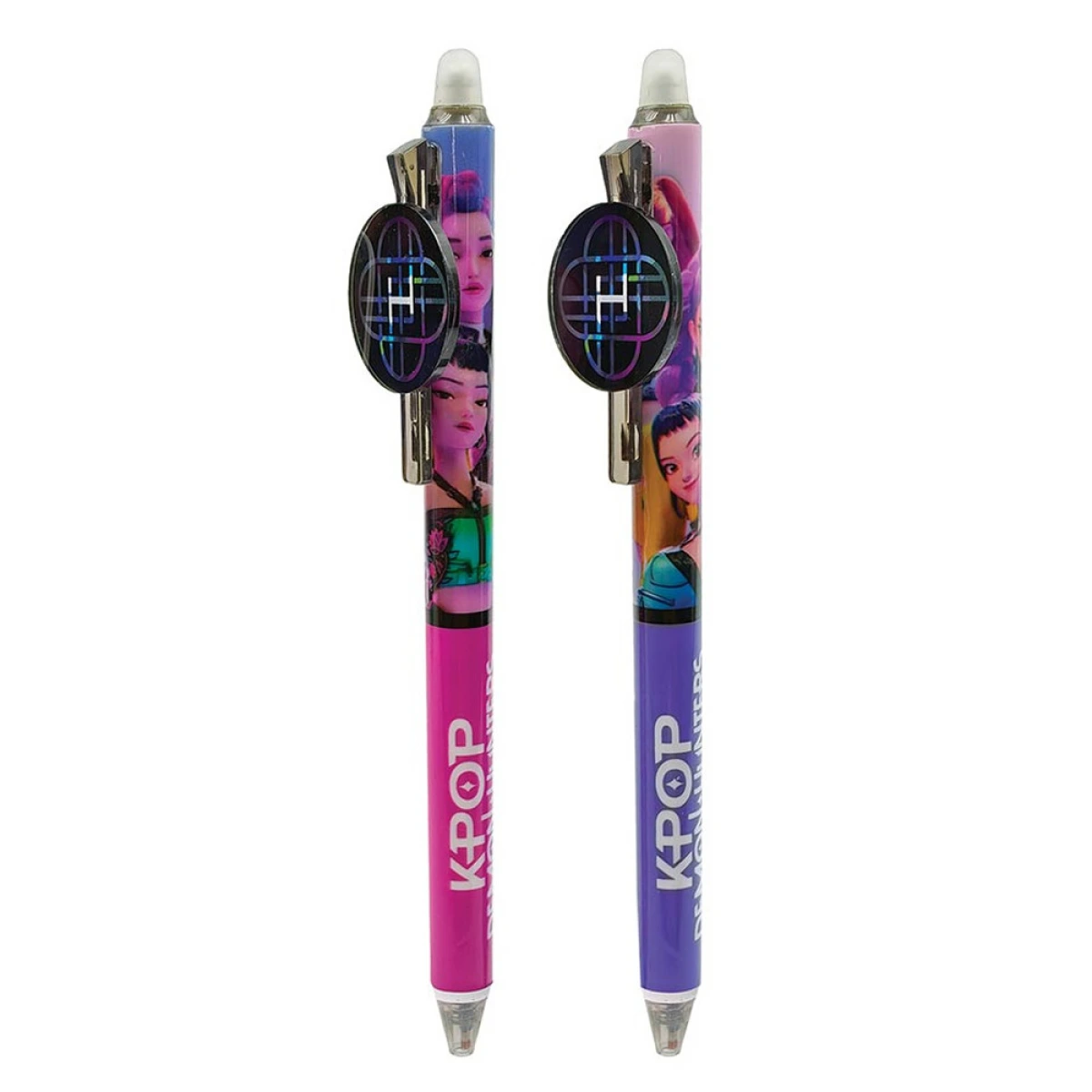GIM ERASABLE PEN WITH ACRYLIC CLIP DEMON HUNTERS 364-02010