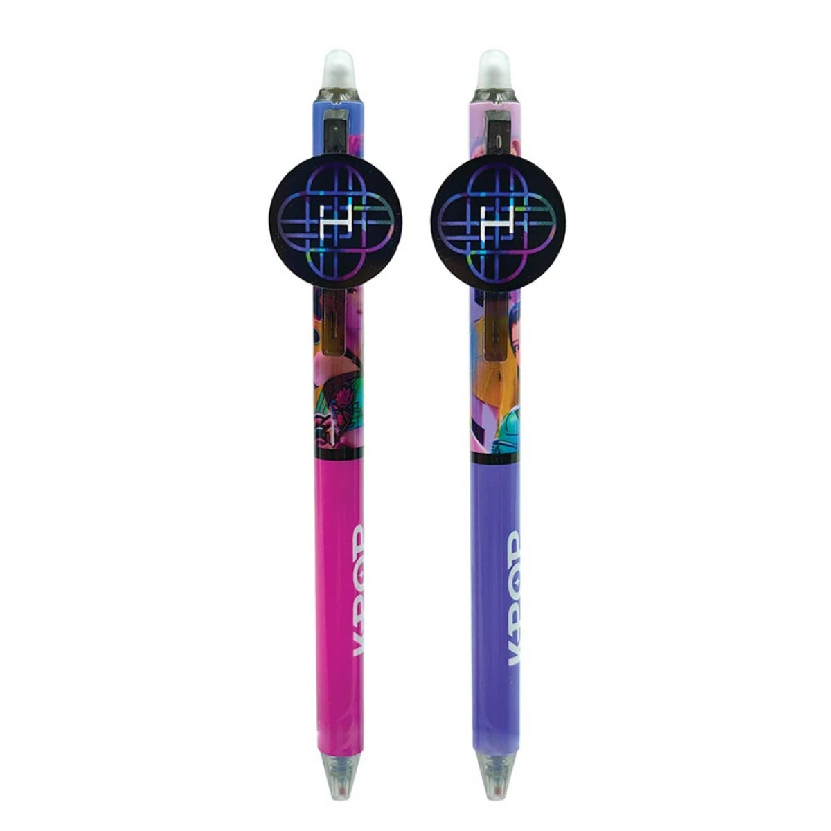 GIM ERASABLE PEN WITH ACRYLIC CLIP DEMON HUNTERS 364-02010