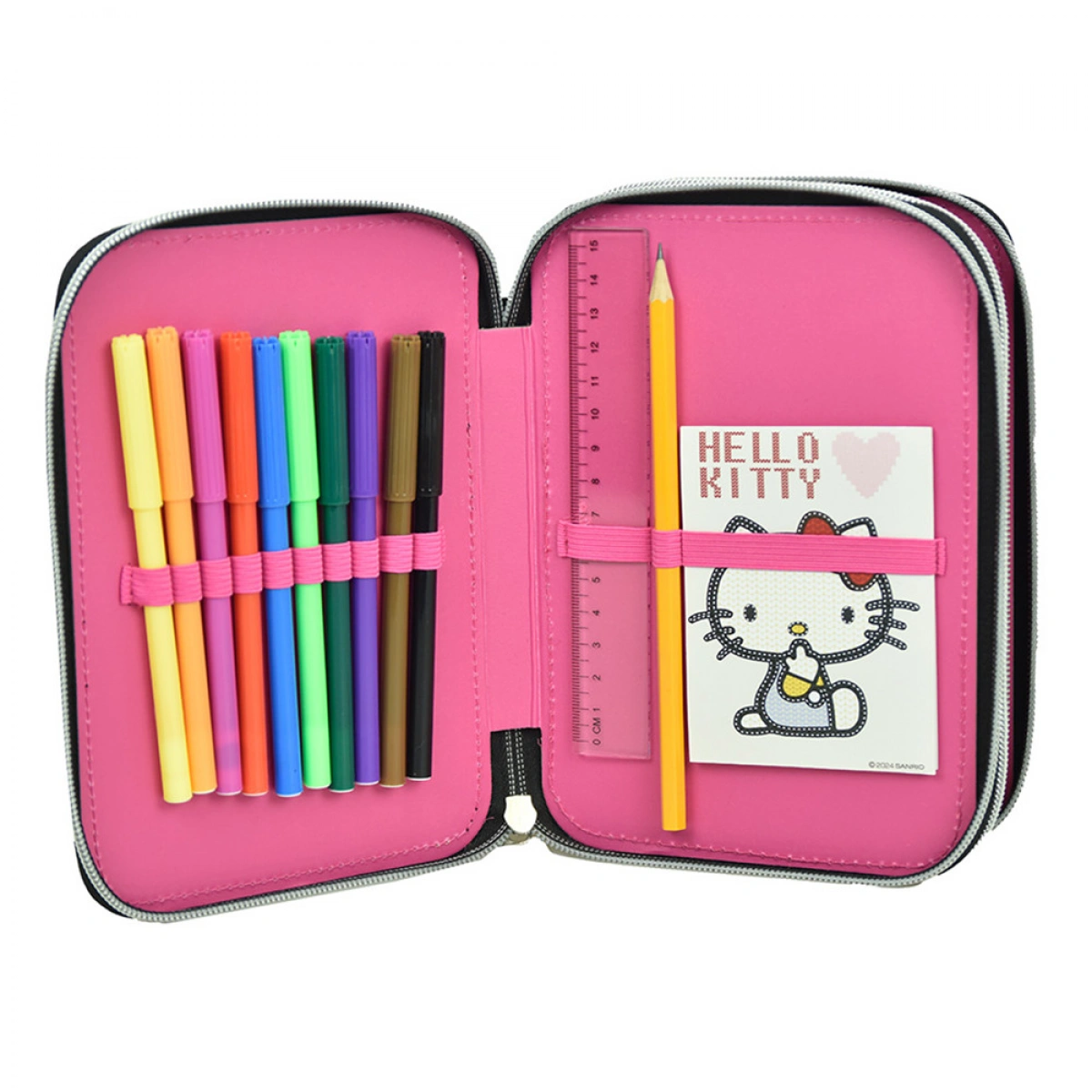 GIM ΚΑΣΕΤΙΝΑ ΔΙΠΛΗ HELLO KITTY CROCHE 335-73100