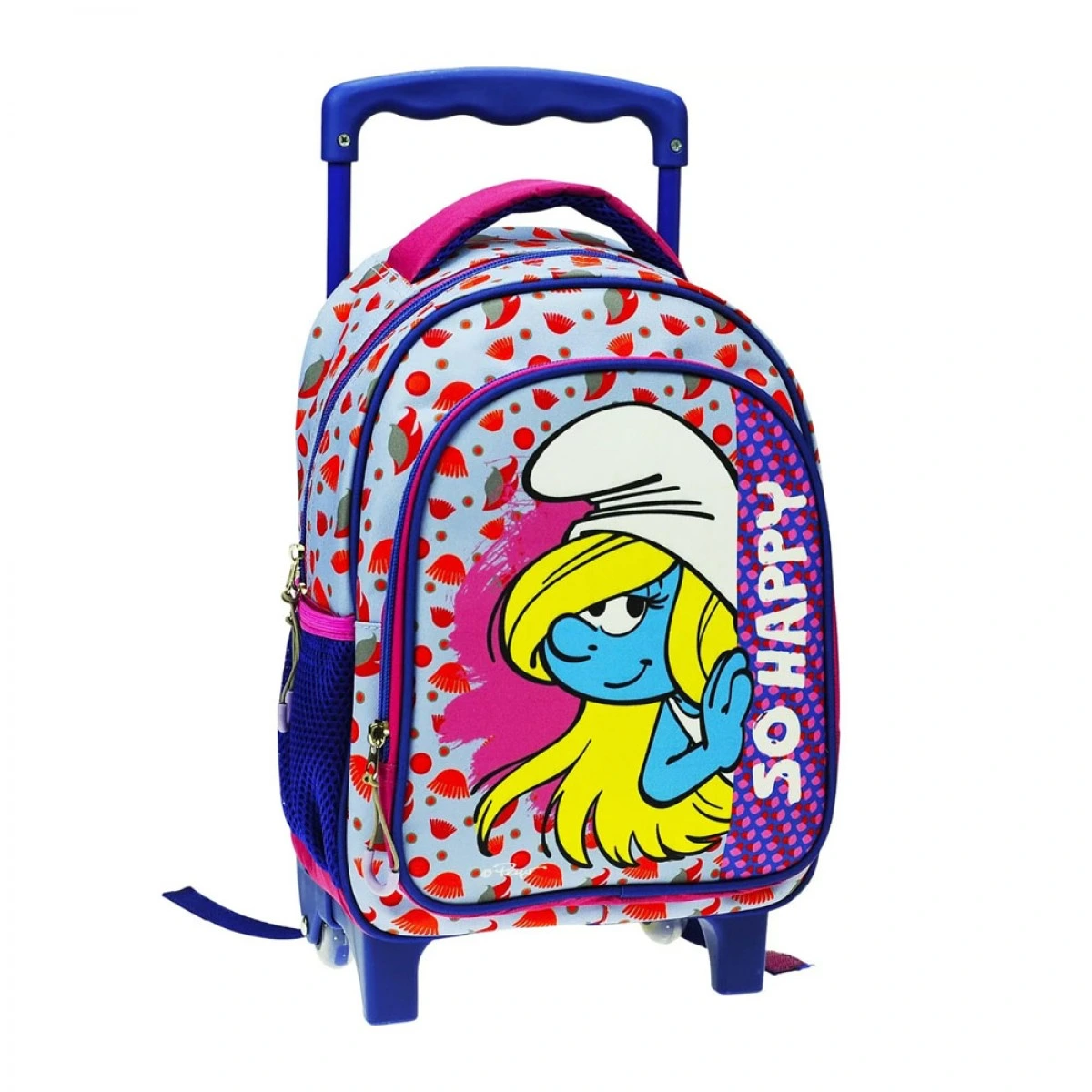 GIM KINDERGARTEN TROLLEY BAG SMURFITA SO HAPPY 23072