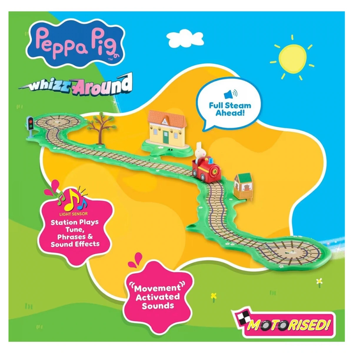 GIOCHI PREZIOSI PEPPA PIG WHIZZ AROUND ΣΕΤ ΠΑΙΧΝΙΔΙΟΥ - ΤΟ ΤΡΕΝΟ ΤΟΥ ΠΑΠΠΟΥ 08344