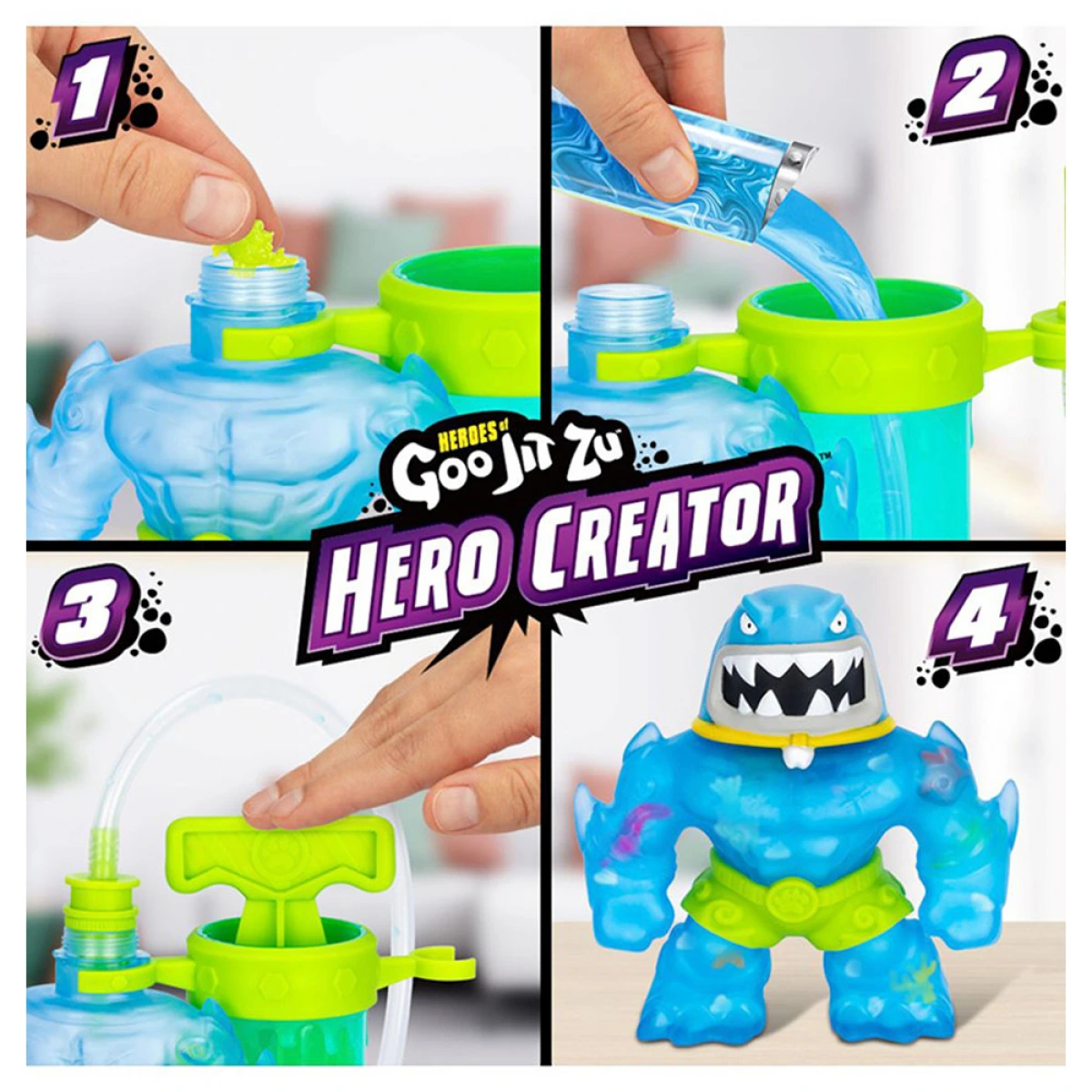 GIOCHI PREZIOSI GOO JIT ZU HERO CREATOR - MAKE YOUR OWN THRASH! 42784