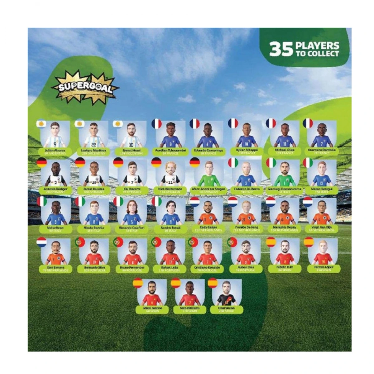 GIOCHI PREZIOSI SUPERGOAL MUNDIALΦΙΓΟΥΡΑ ΕΚΠΛΗΞΗ ΠΟΔΟΣΦΑΙΡΙΣΤΗ 7,5ΕΚ. UPG01000