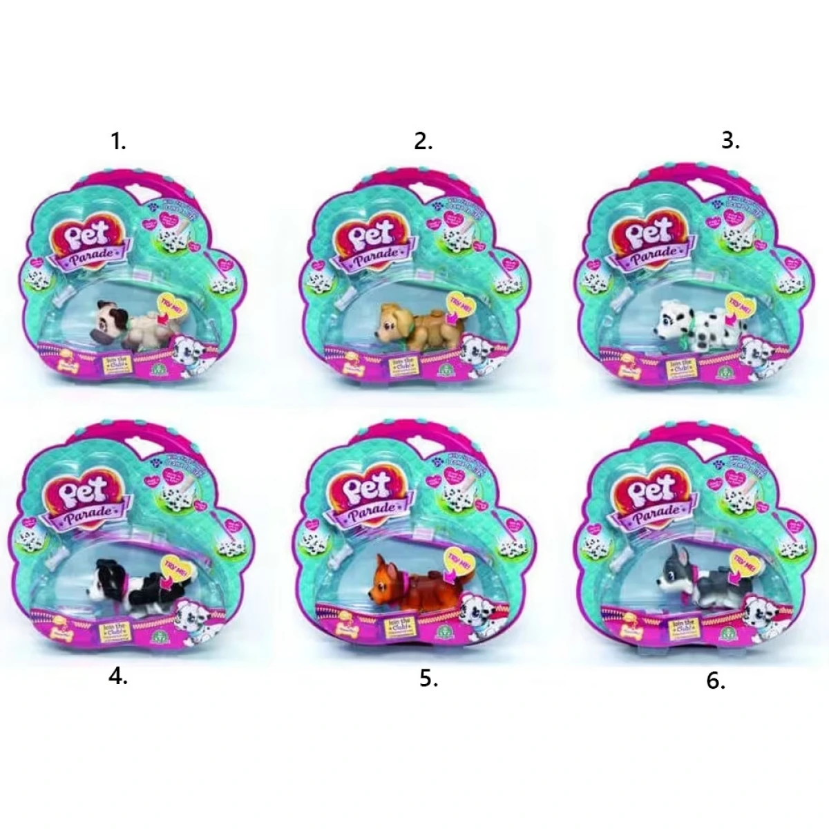 GIOCHI PREZIOSI PET PARADE 1 ΣΚΥΛΑΚΙ 6 ΣΧΕΔΙΑ 18547