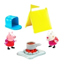 GIOCHI PREZIOSI PEPPA PIG ΚΟΥΖΙΝΑ-CAMPING ΜΕ 2 ΦΙΓΟΥΡΕΣ PPC40000