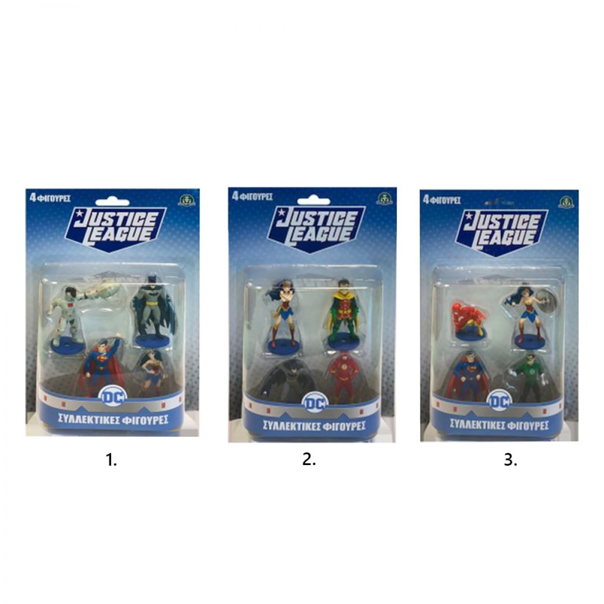 GIOCHI PREZIOSI JUSTICE LEAGUE ΦΙΓΟΥΡΕΣ TOPPERS 4 ΦΙΓΟΥΡΕΣ JUT02000