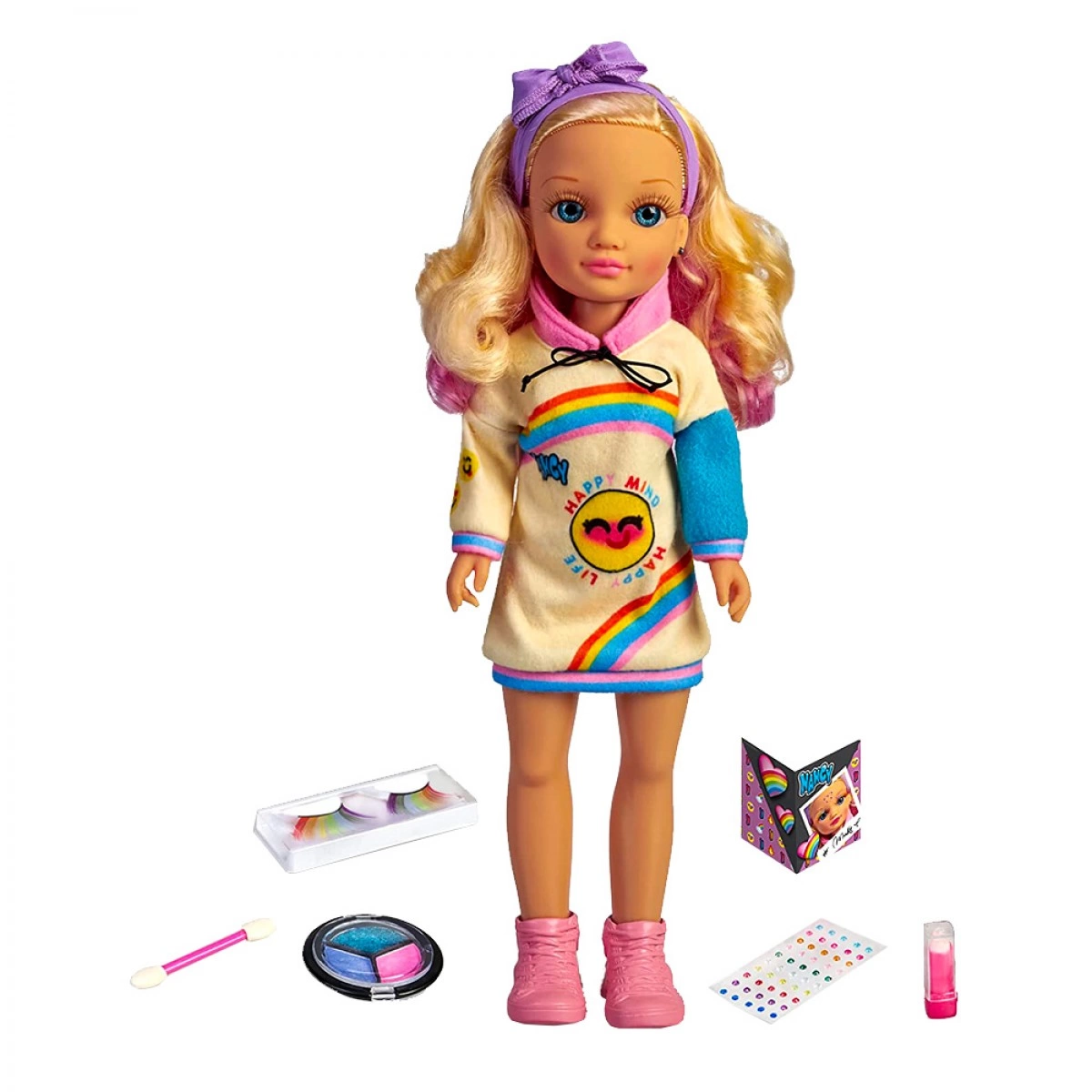 GIOCHI PREZIOSI ΚΟΥΚΛΑ NANCY RAINBOW MAKE UP 700017110