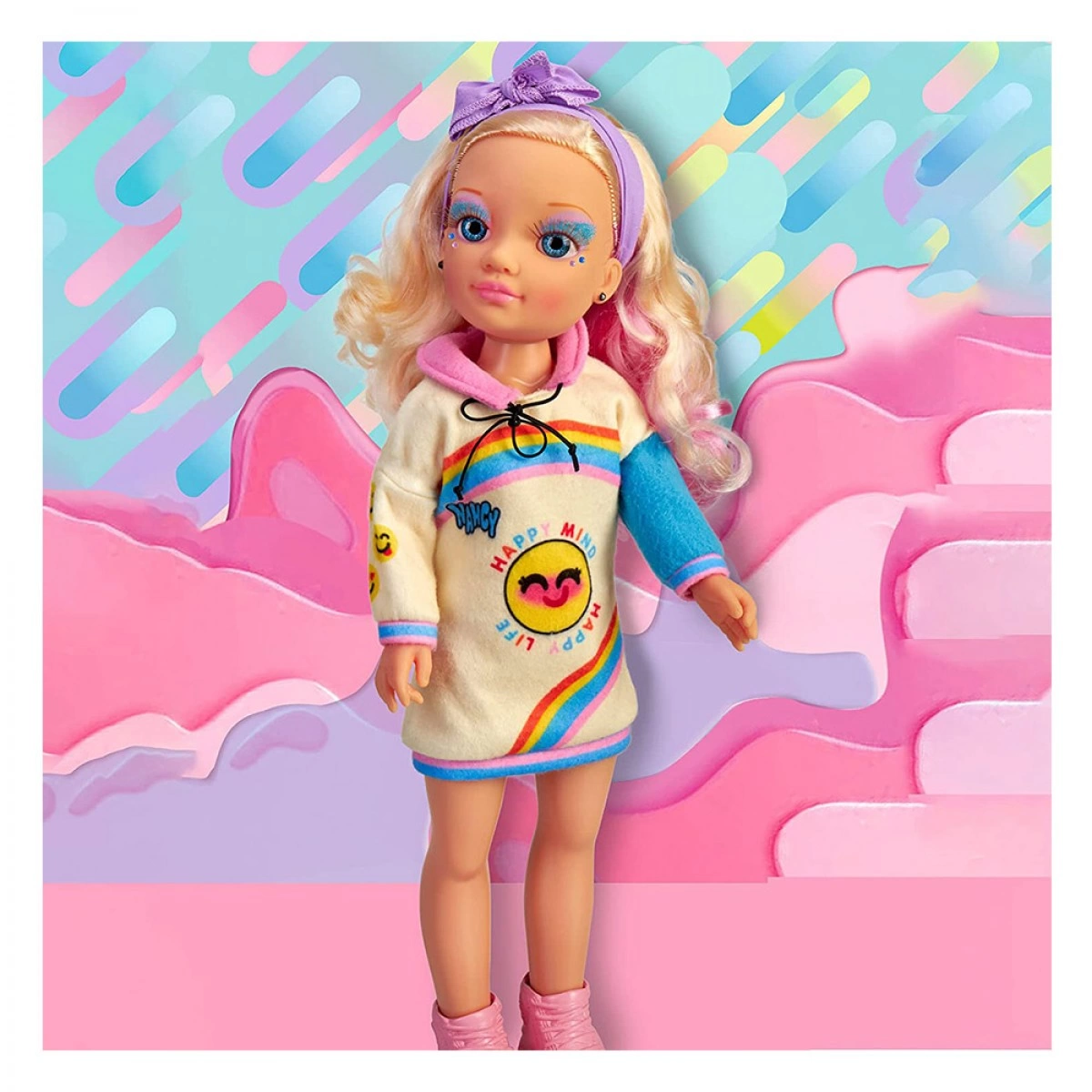 GIOCHI PREZIOSI ΚΟΥΚΛΑ NANCY RAINBOW MAKE UP 700017110