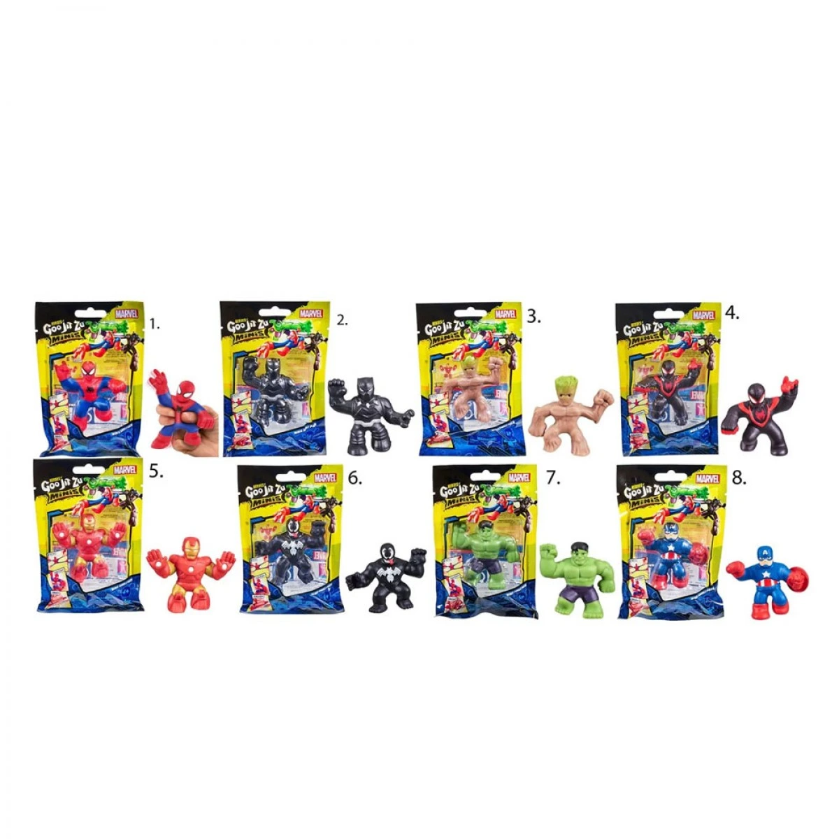 GIOCHI PREZIOSI GOO JIT ZU MINI MARVEL SINGLE GJM05000