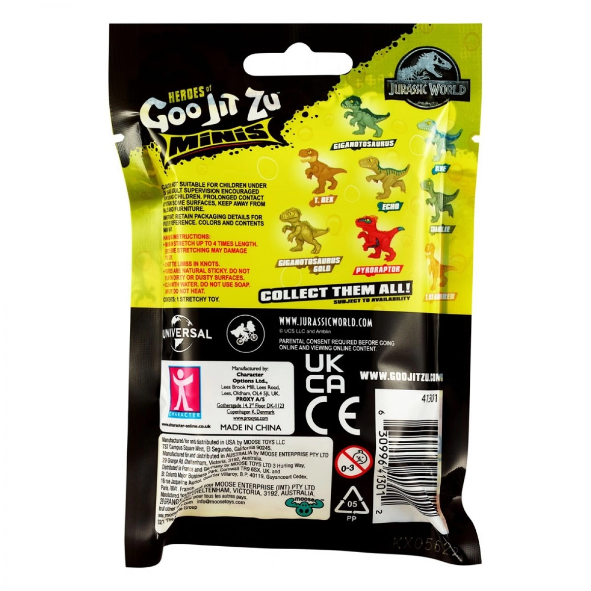 GIOCHI PREZIOSI GOO JIT ZU MINI JURASSIC SINGLE GJT27000