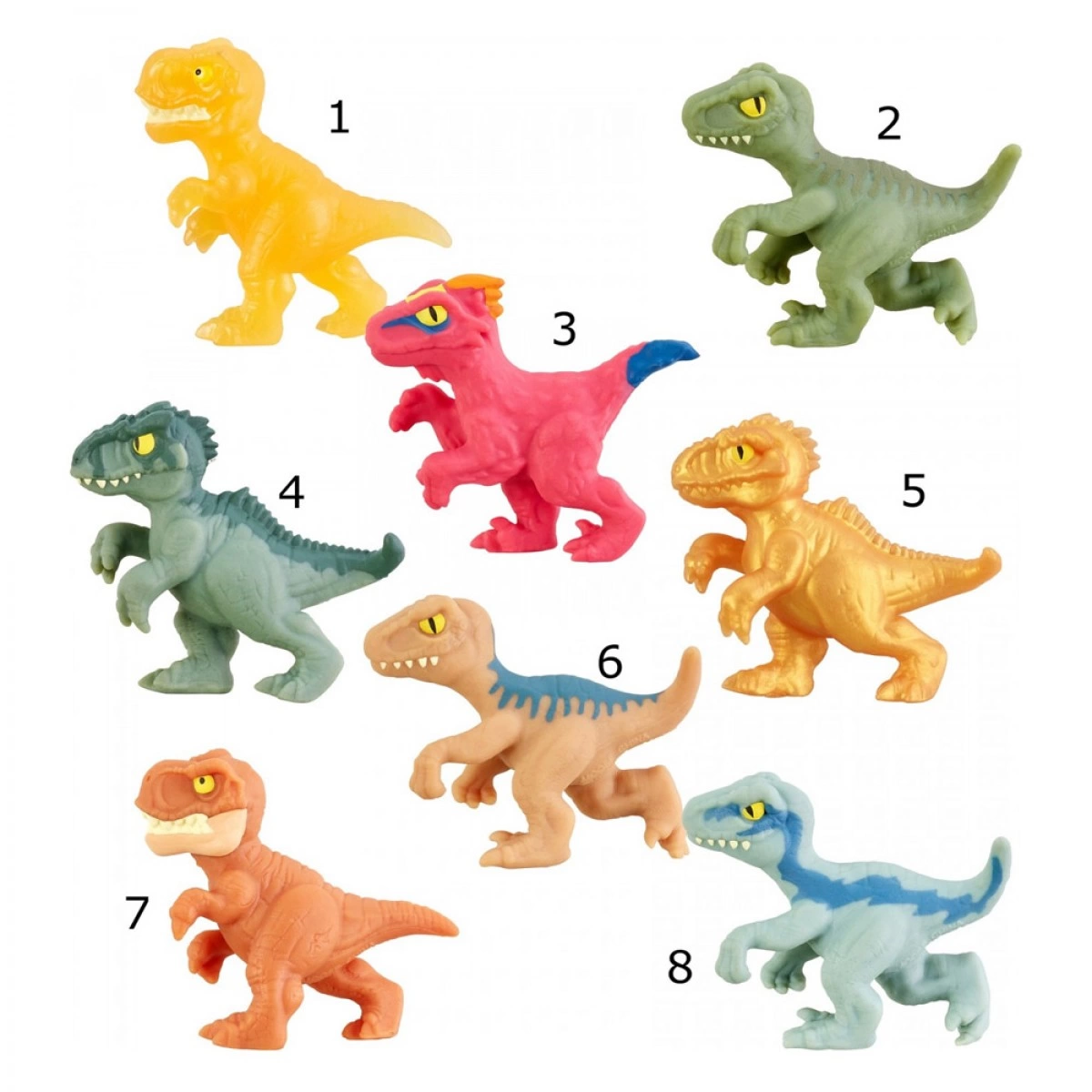 GIOCHI PREZIOSI GOO JIT ZU MINI JURASSIC SINGLE GJT27000